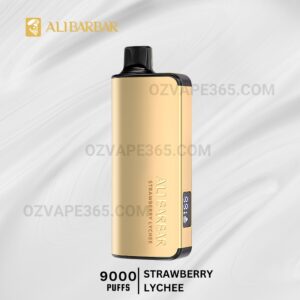 ALIBARBAR INGOT 9000 Puffs Strawberry Lychee