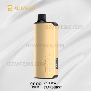 ALIBARBAR INGOT 9000 Puffs Yellow Starburst