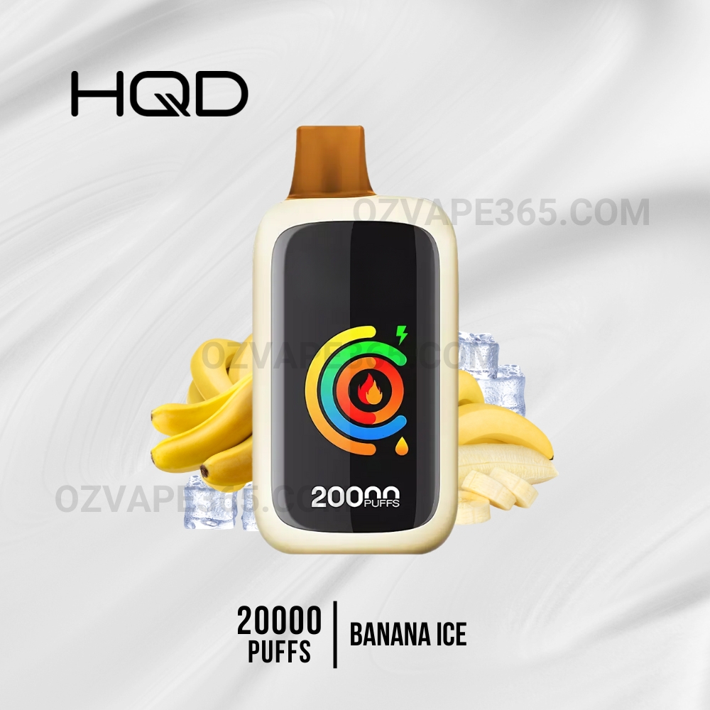 HQD Cuvie Slick 20000 Puffs Banana Ice HQD Cuvie Slick 20000 Puffs Banana Ice